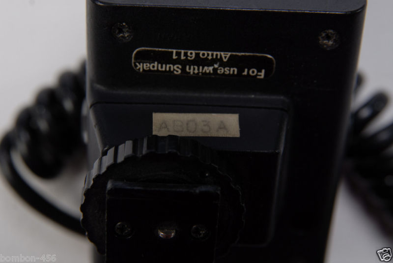 SUNPAK AUTO 611 REMOTE SENSOR FOR OFF-CAMERA FLASH