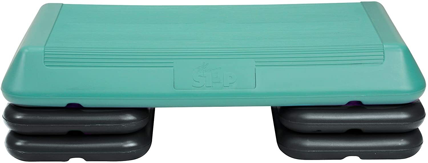 Circuit Aerobic Stepper Step 4 Risers Exercise Fitness Cardio Trainer Workout