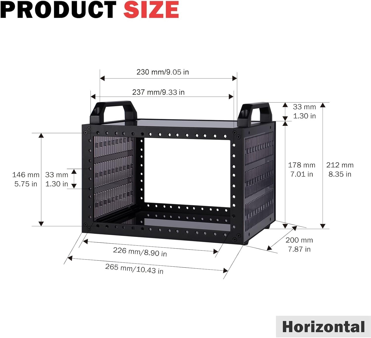 DeskPi RackMate TT Mini Server Cabinet for Mini PC, Network, Servers, Audio, ...
