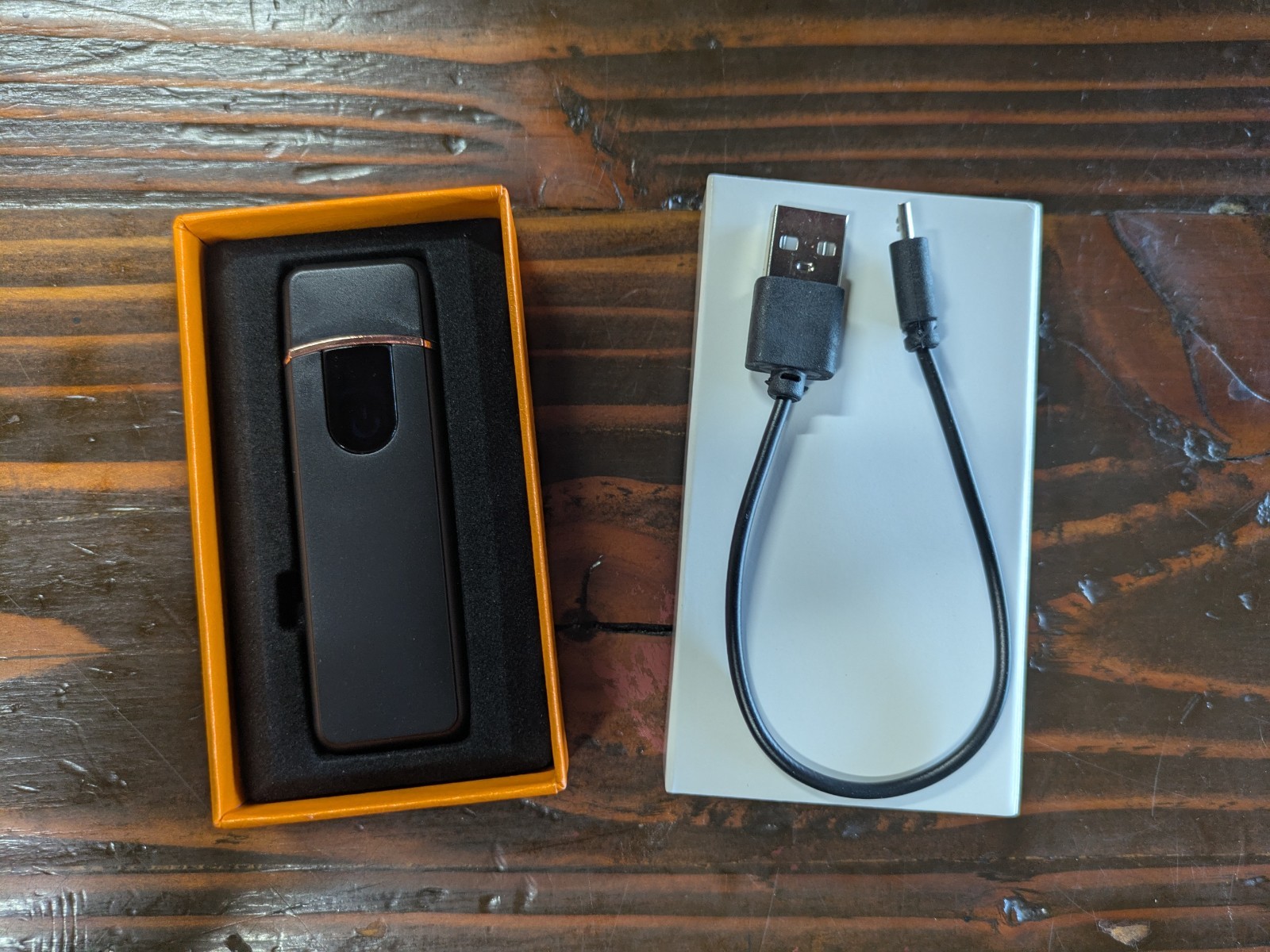 USB Rechargeable Double Arc Flameless Plasma Electric Lighter