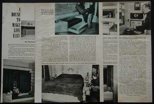 Robert A. Heinlein Colorado Springs Home 1952 pictorial