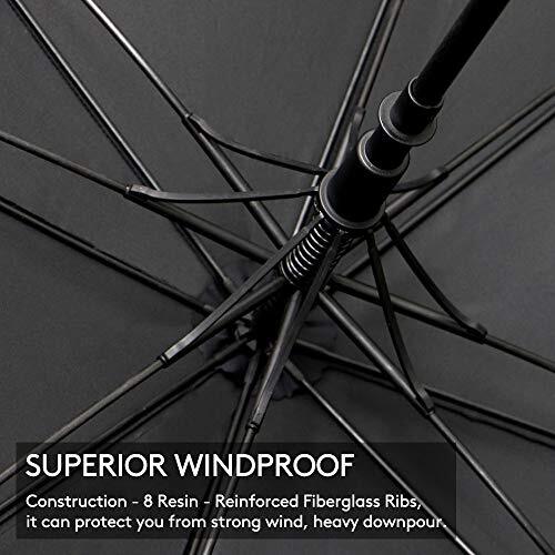Extra Large Golf Umbrella 62 Inch Double Canopy Vented Rain Windproof Automatic