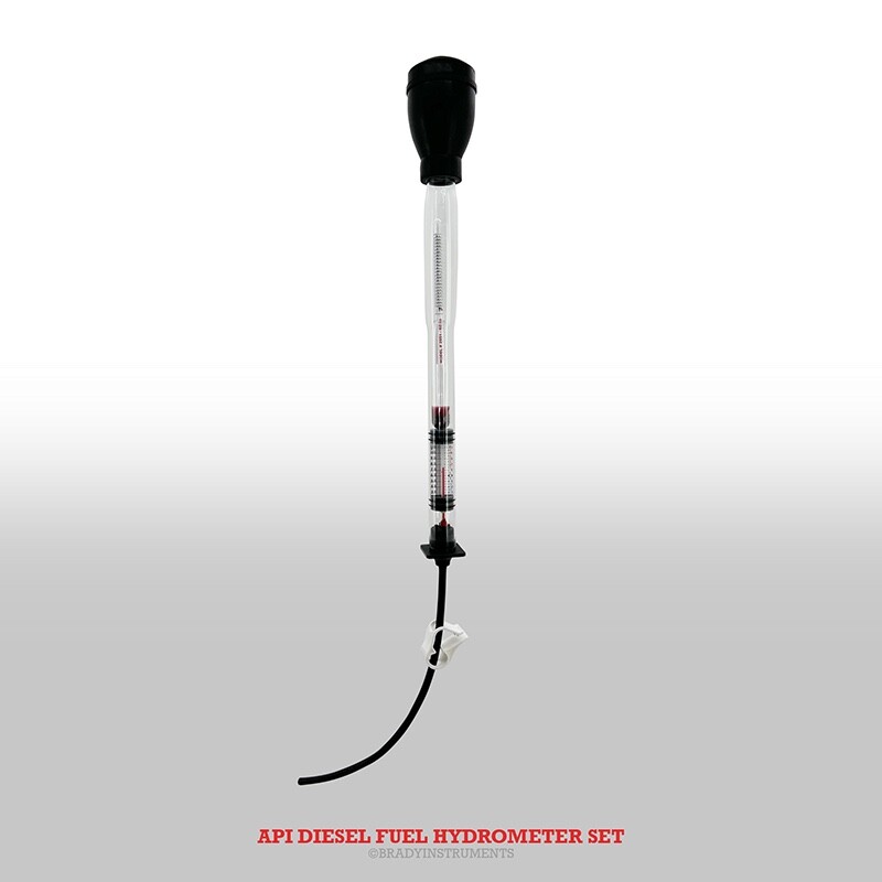 API Diesel Fuel Hydrometer Set, Better MPG, Made in USA, A.P.I., Quality