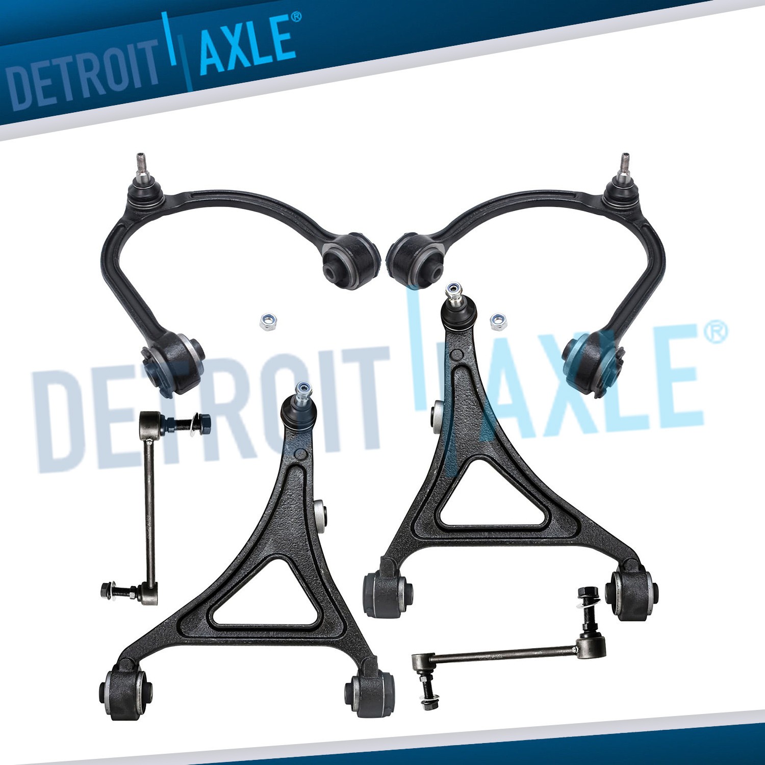 AWD Front Upper & Lower Control Arm Sway Bars for Dodge Challenger Charger 300