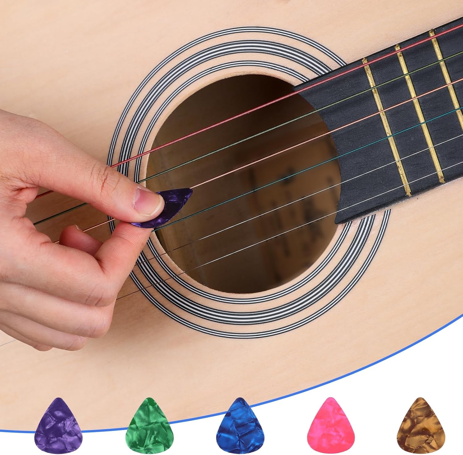 35 Pcs Guitar Finger Protector for Players Silicone Protectors...