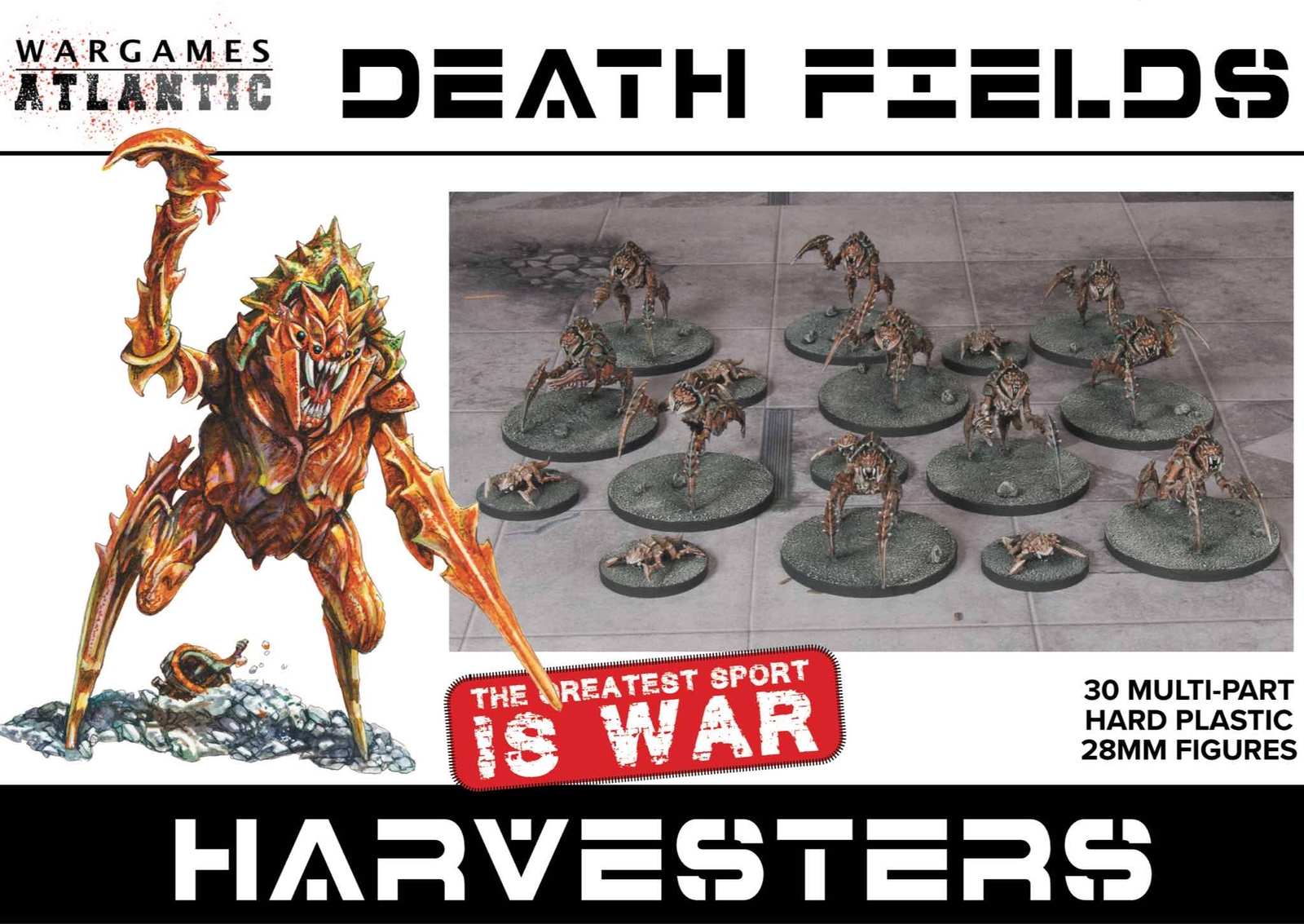 Death Fields: Harvesters - Alien Bugs by Wargames Atlantic