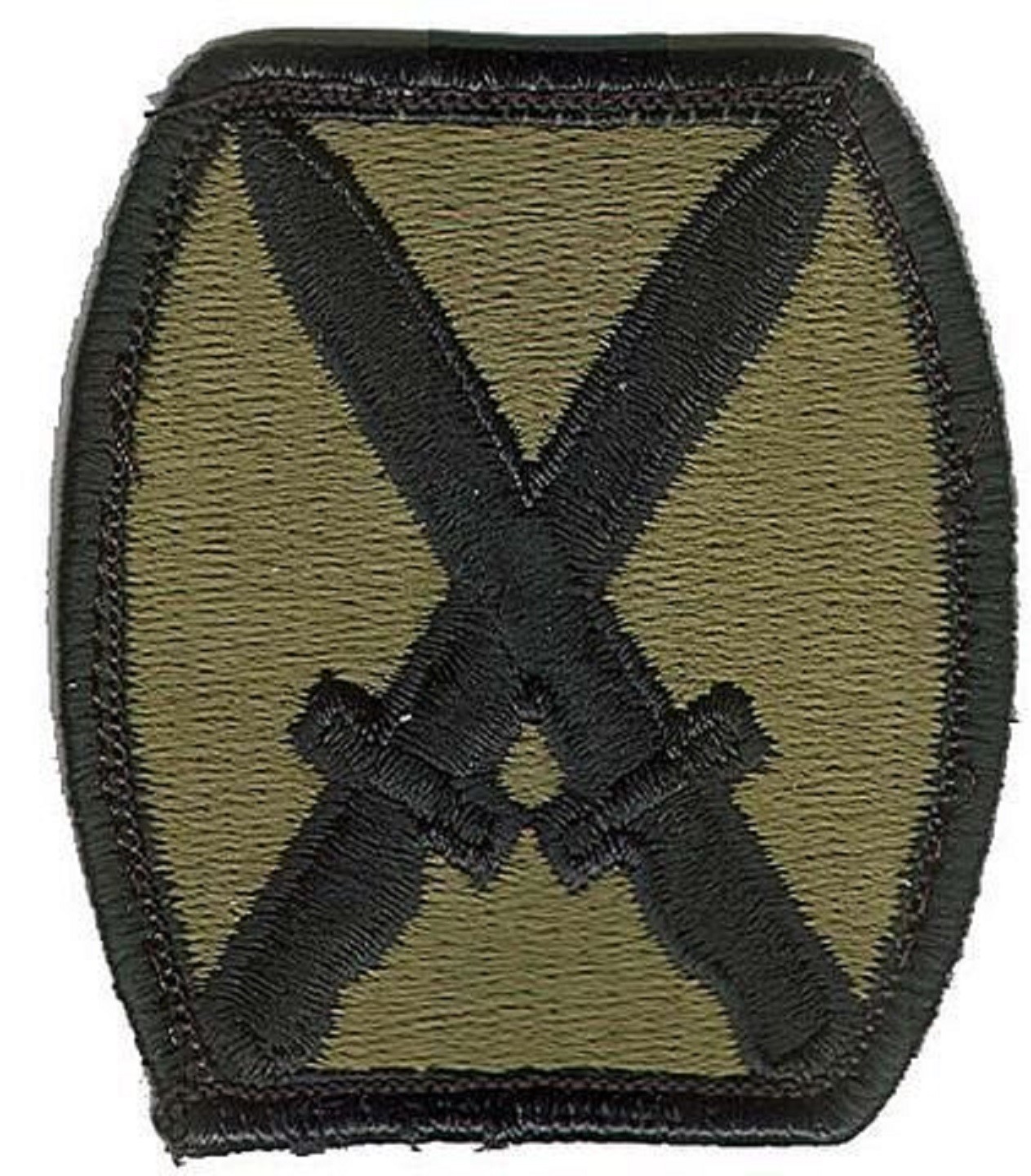 US ARMY 10TH INFANTRY DIVISION PATCH - SUBDUED - BDU