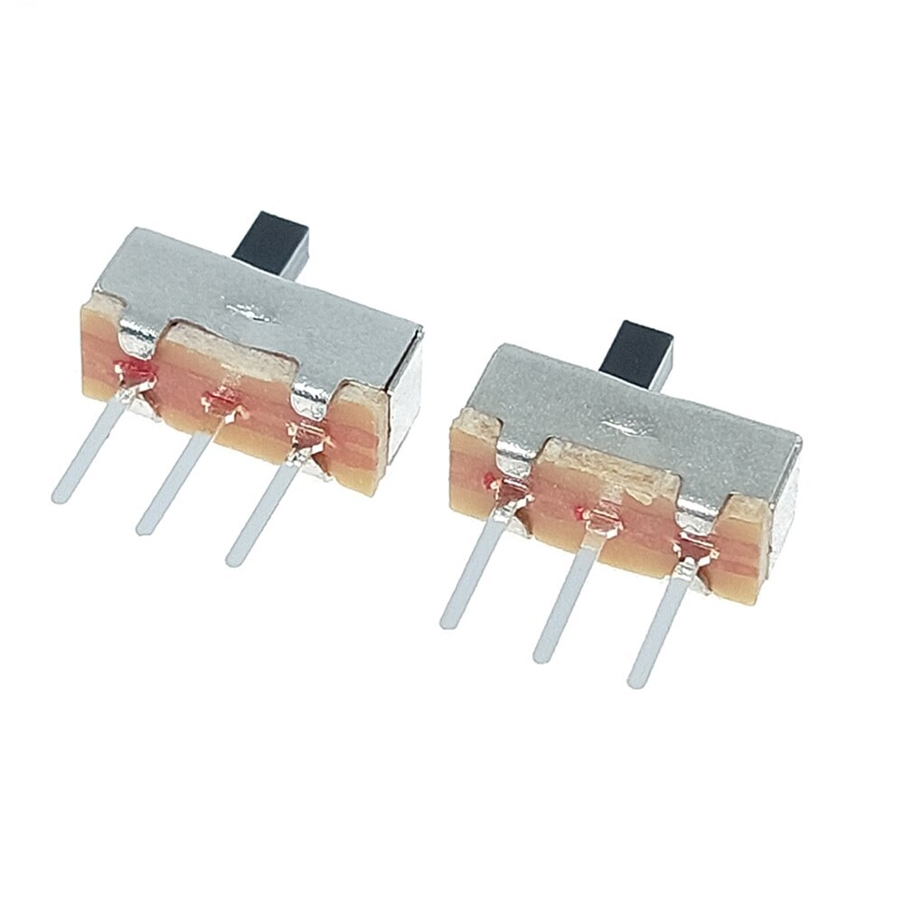 20PCS SS12D00G3 Slide Switch 2 Position SPDT 1P2T 3Pin PCB Panel Vertical