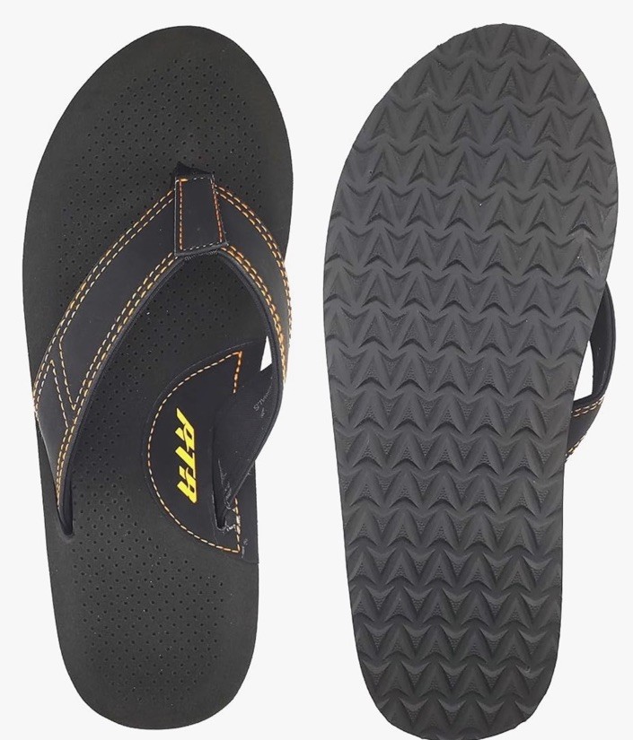 New ATR After The Ride Sturgis Men's Cushioned Flip Flop Sandals Thong Black  10
