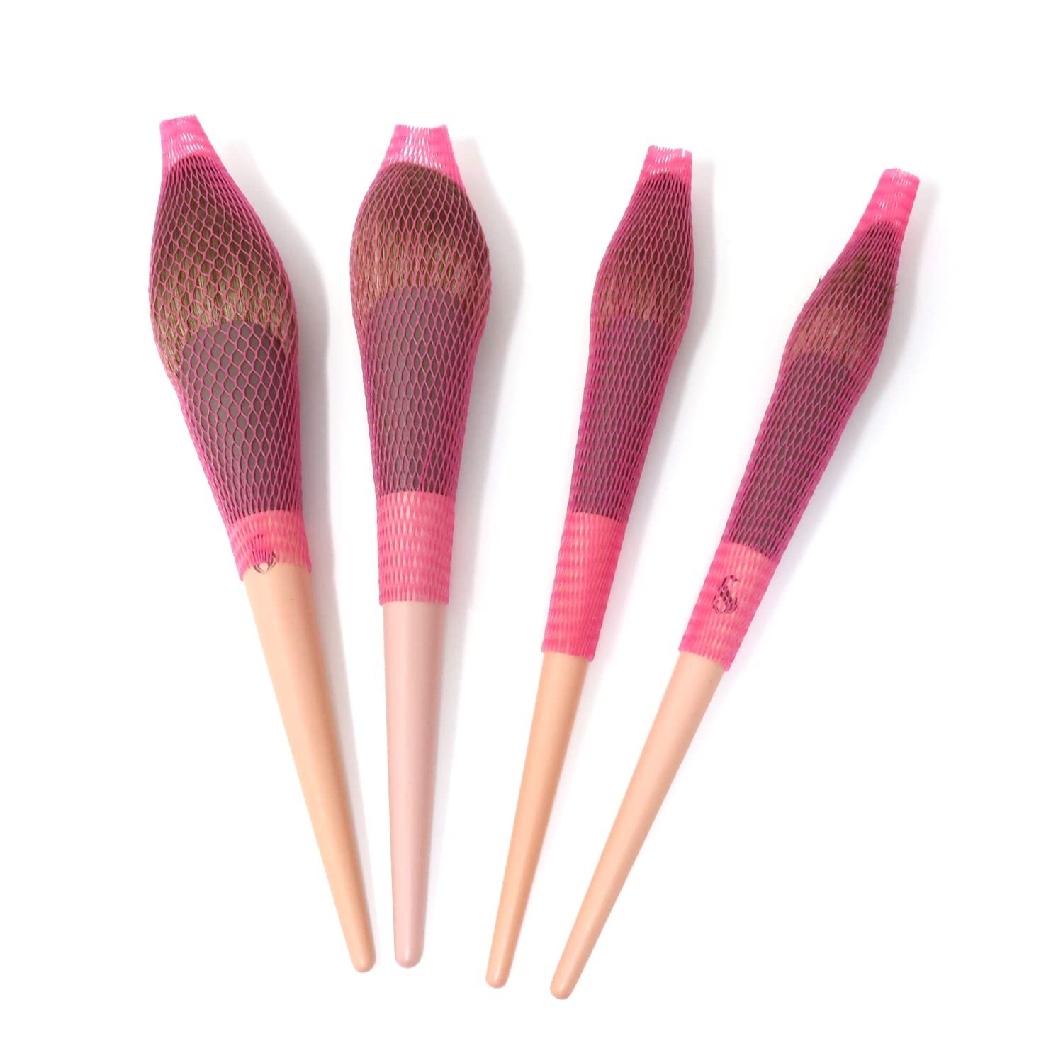 "Honbay 100PCS Makeup Brush Protector Reusable Expandable Mesh Cover for Make...