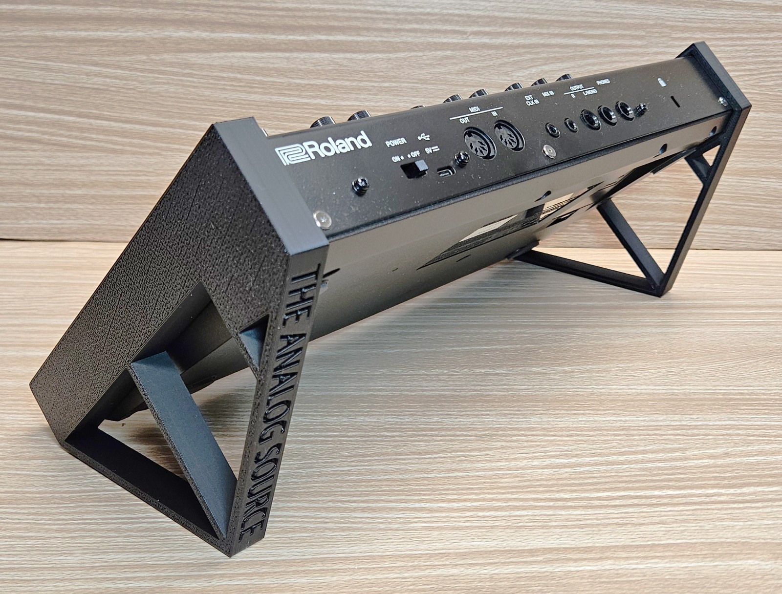 The Analog Source 45 Degree Angled Stand for Roland SH-4D Polyphonic Synthesizer