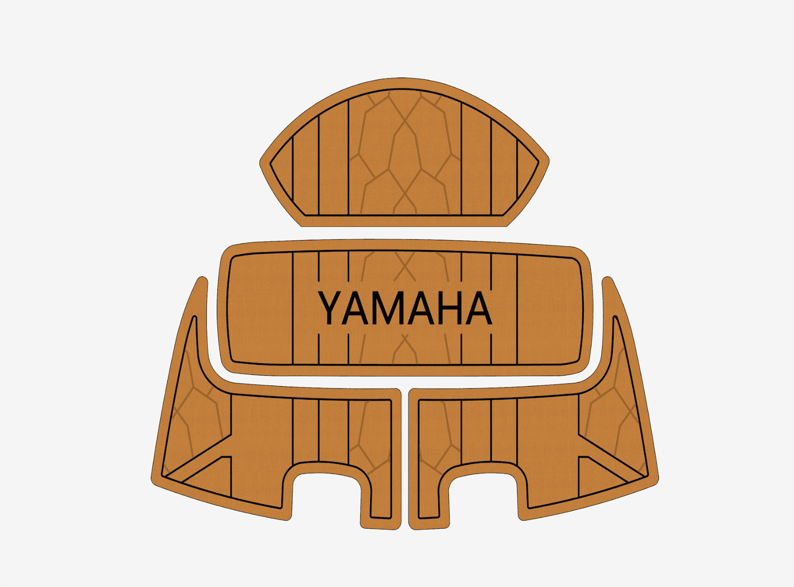 2000-2003 Yamaha LS 2000 Anti-slip Custom EVA  teak marine deck flooring