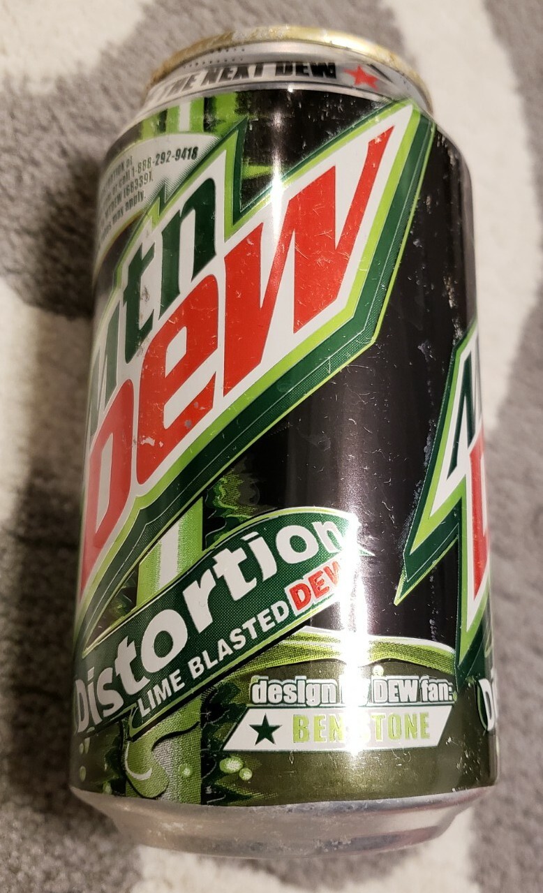 Mountain Dew 2010 Distortion Soda Dewmocracy Empty READ