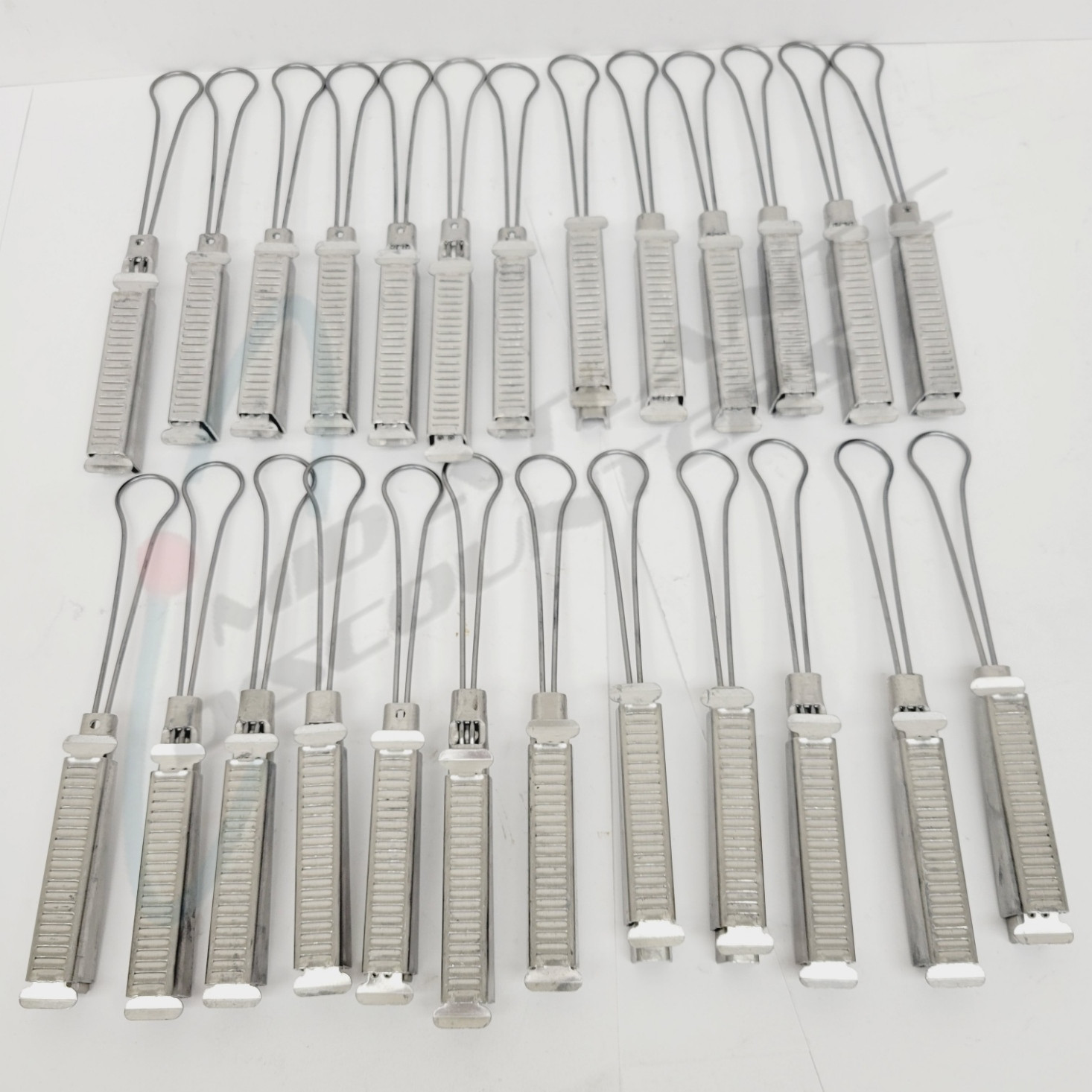 25 PPC Belden Drop Wire Aluminum and Steel Clamp 8" Total Length