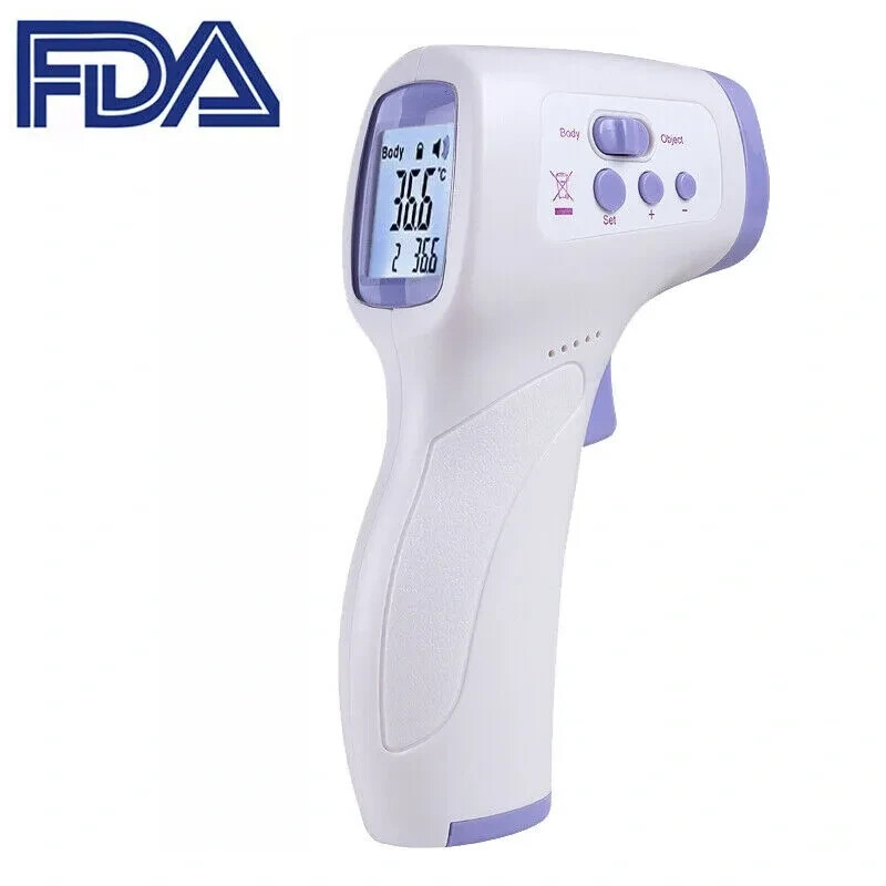 Digital Infrared Thermometer Smart sensor LCD Non-Contact Forehead Baby Adult