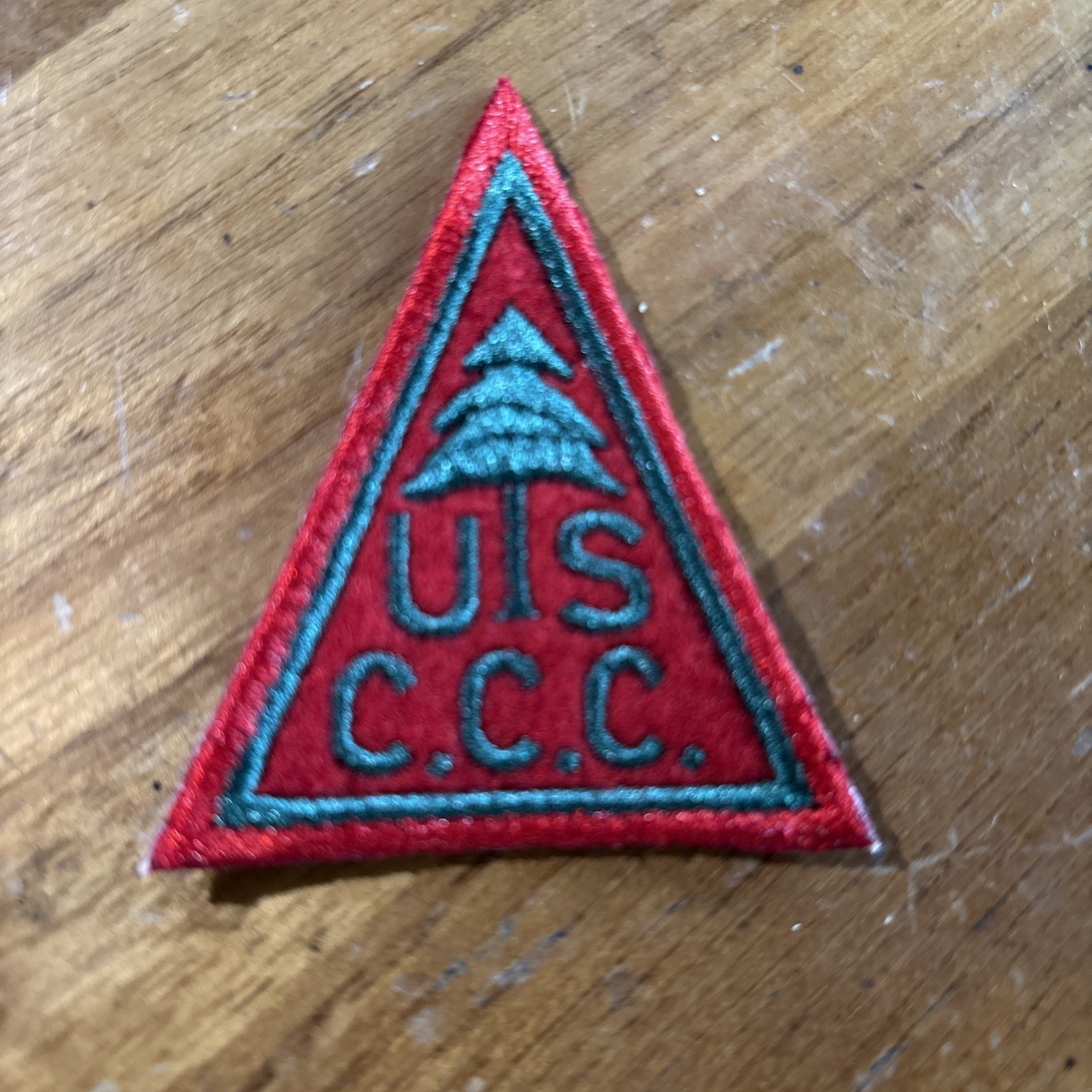 US Civilian Conservation Corps Shoulder Patch Shield Design Never Sewn On preww2