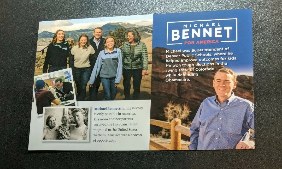 Michael Bennett Campaign Flyer President 2020