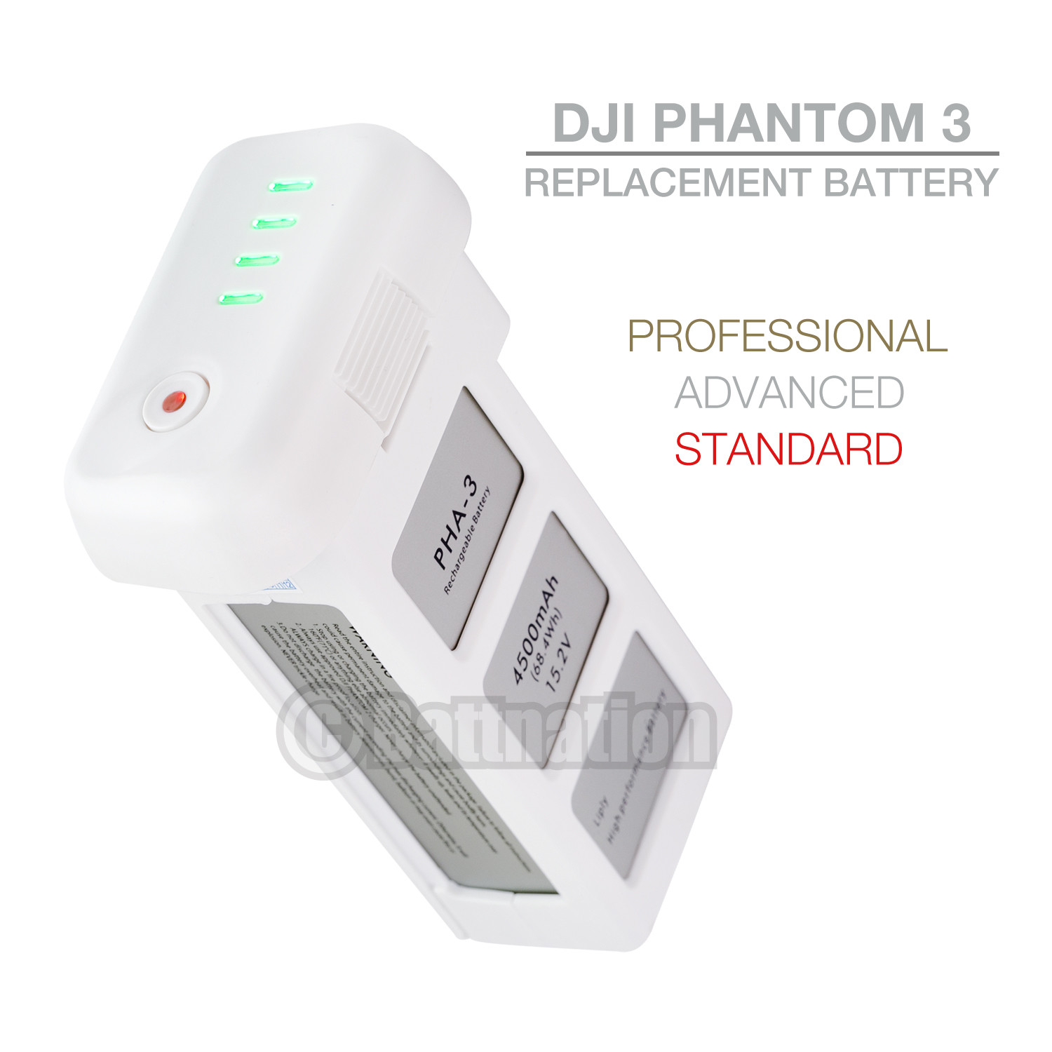 DJI Phantom3 Professional Advanced Standard Intelligent LiPo Replacement Battery