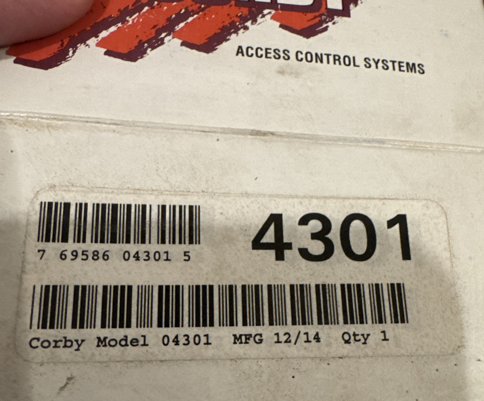 Corby 4301 Data Chip Interface Adapter Module for Systems 1-4-5-10