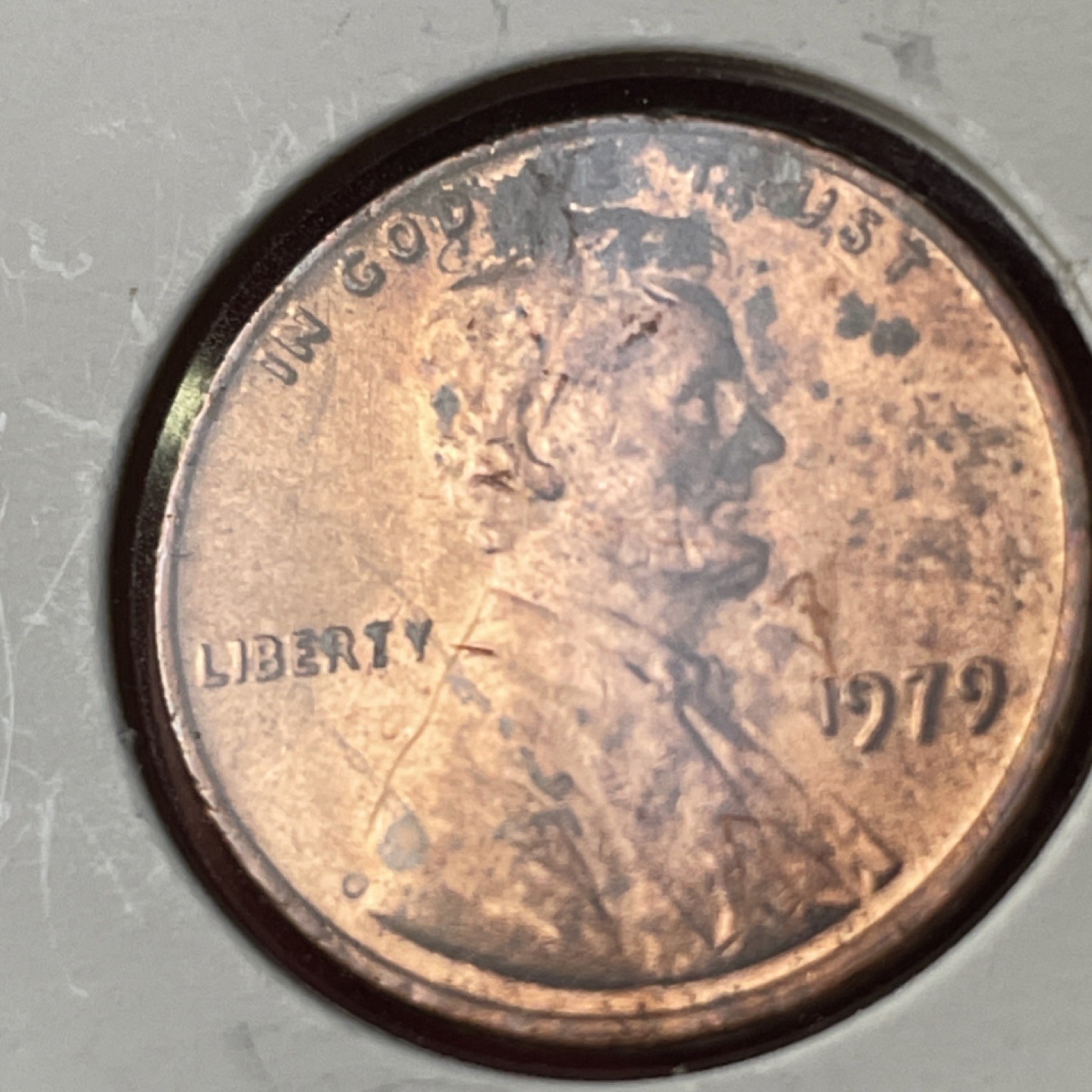 1979 Lincoln Memorial Small Cent RB US One Cent Coin Uncertified