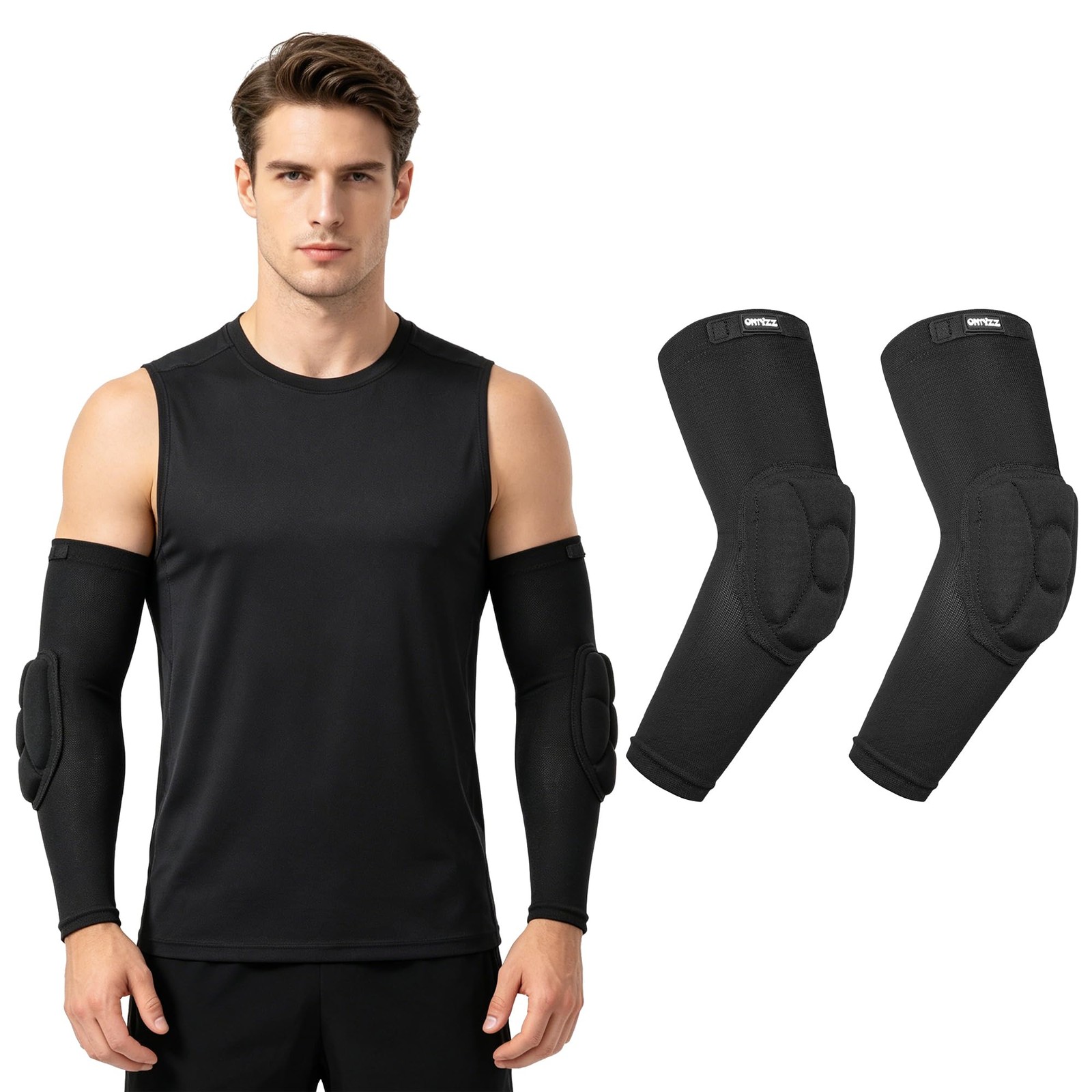 Elbow Pads for Women Men, Breathable Elbow Pad, Anti-Slip Compression Elbow B...