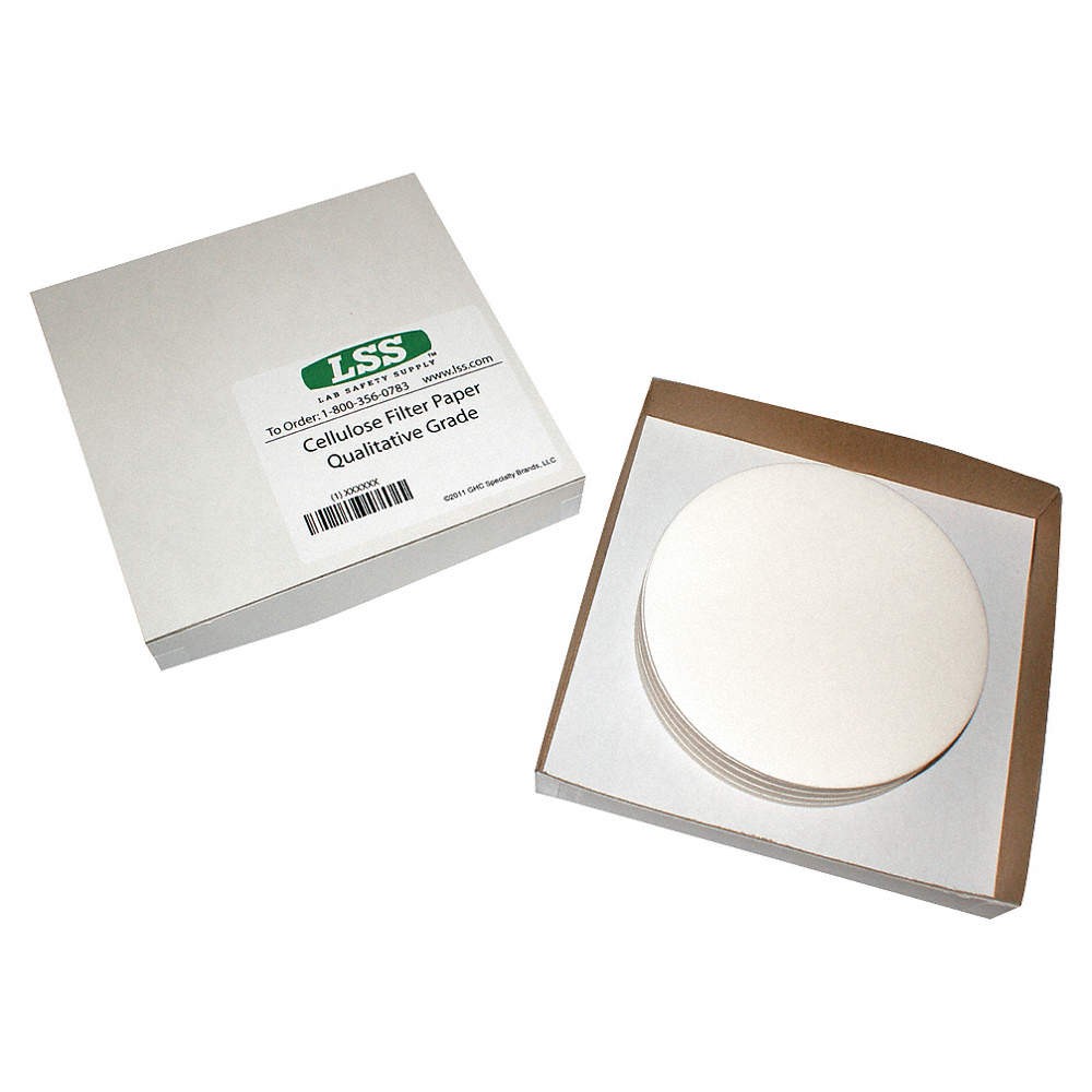 LABEXACT 12K903 Qual Filter 11 cm Dia,8 mic Min,PK100 12K903