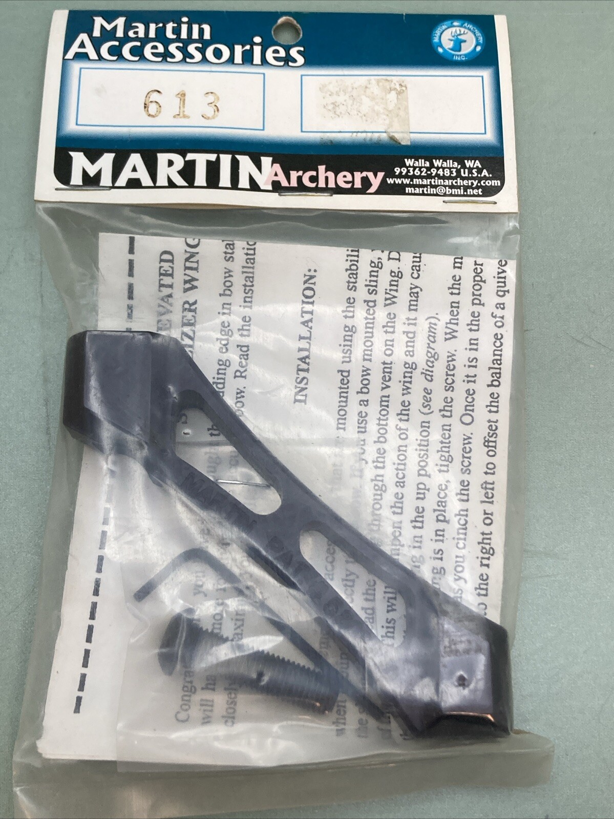 NEW GENUINE MARTIN ARCHERY 613 STABILIZER WING