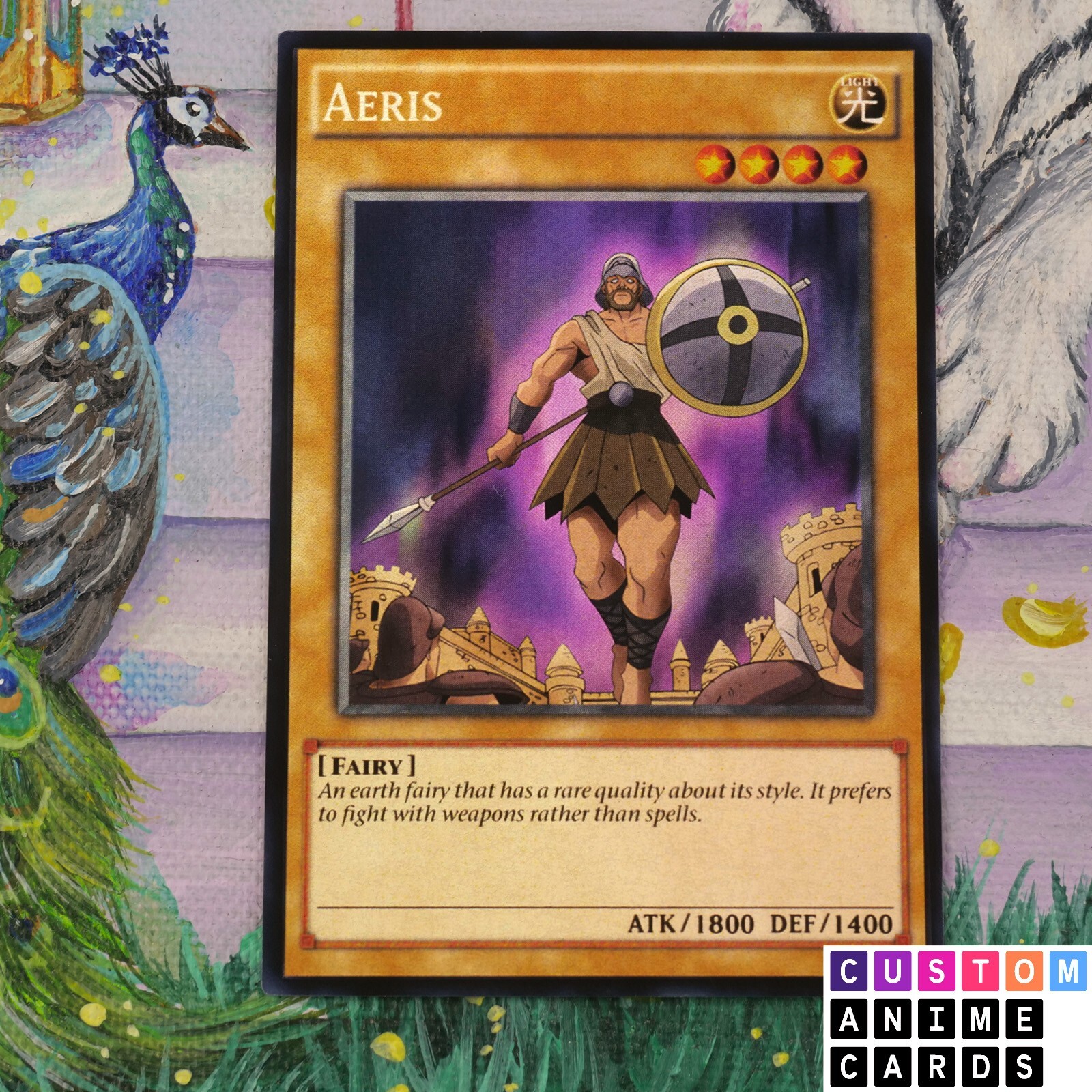 Aeris ANIME EFFECT HOLO card