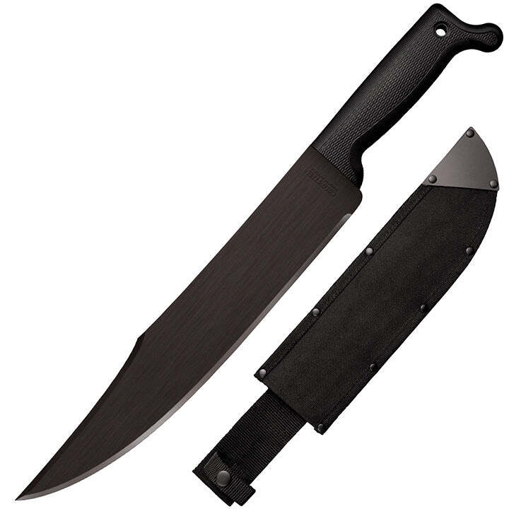 Cold 97BWM12S Steel 12" Bowie Machete with Sheath