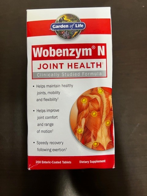Garden of life Wobenzym N Joint Health 200 Tabs EXP 01/2025 !!!