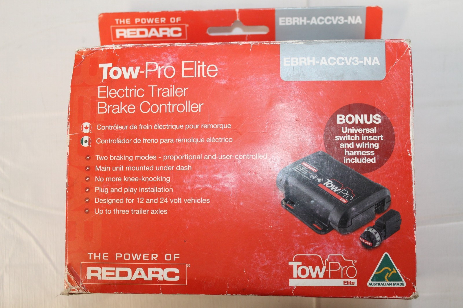 NEW REDARC Tow-Pro Elite Electric Trailer V3 Brake Controller EBRH-ACCV3-NA