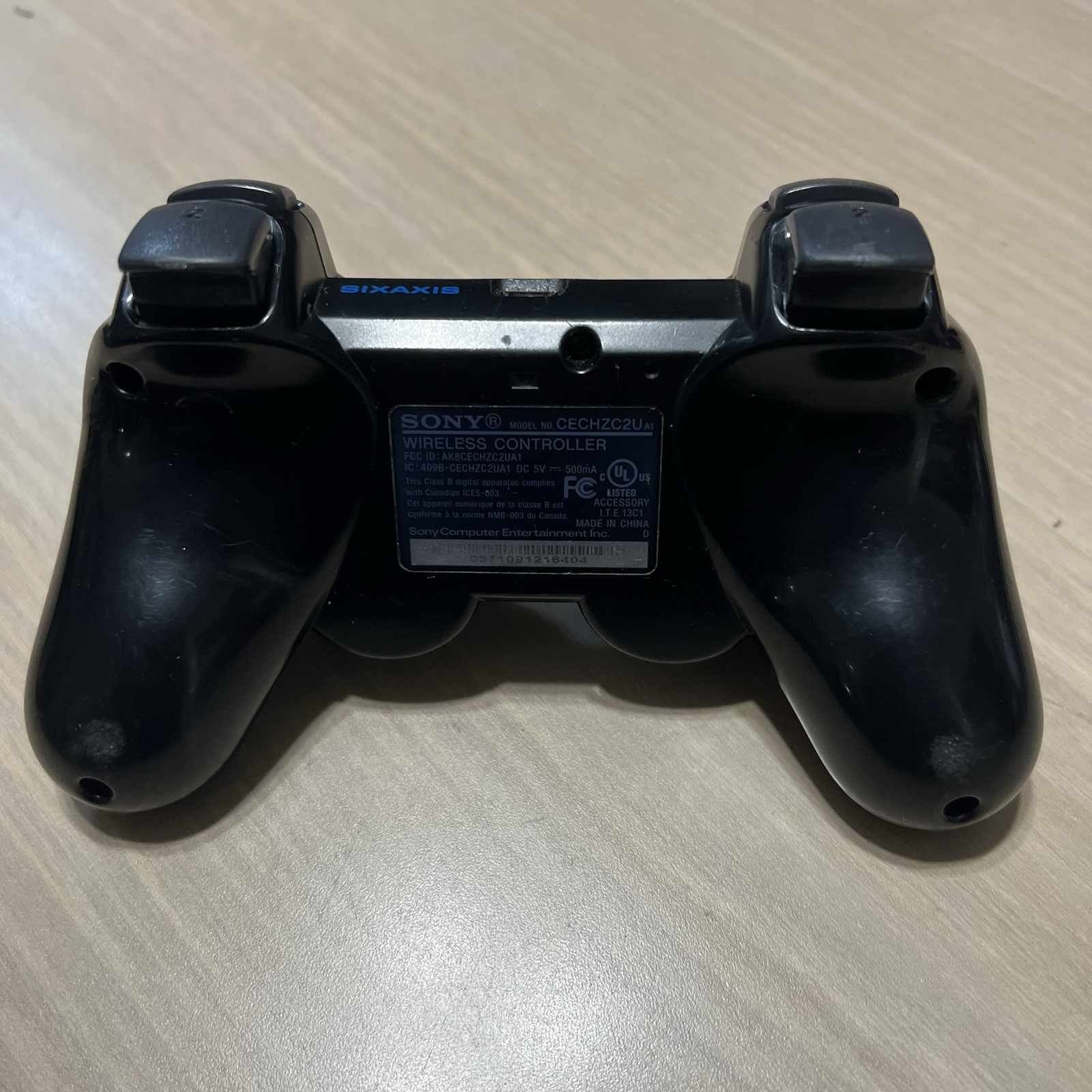 Sony Playstation PS2 DualShock Controller CECHZC2U Black - Untested