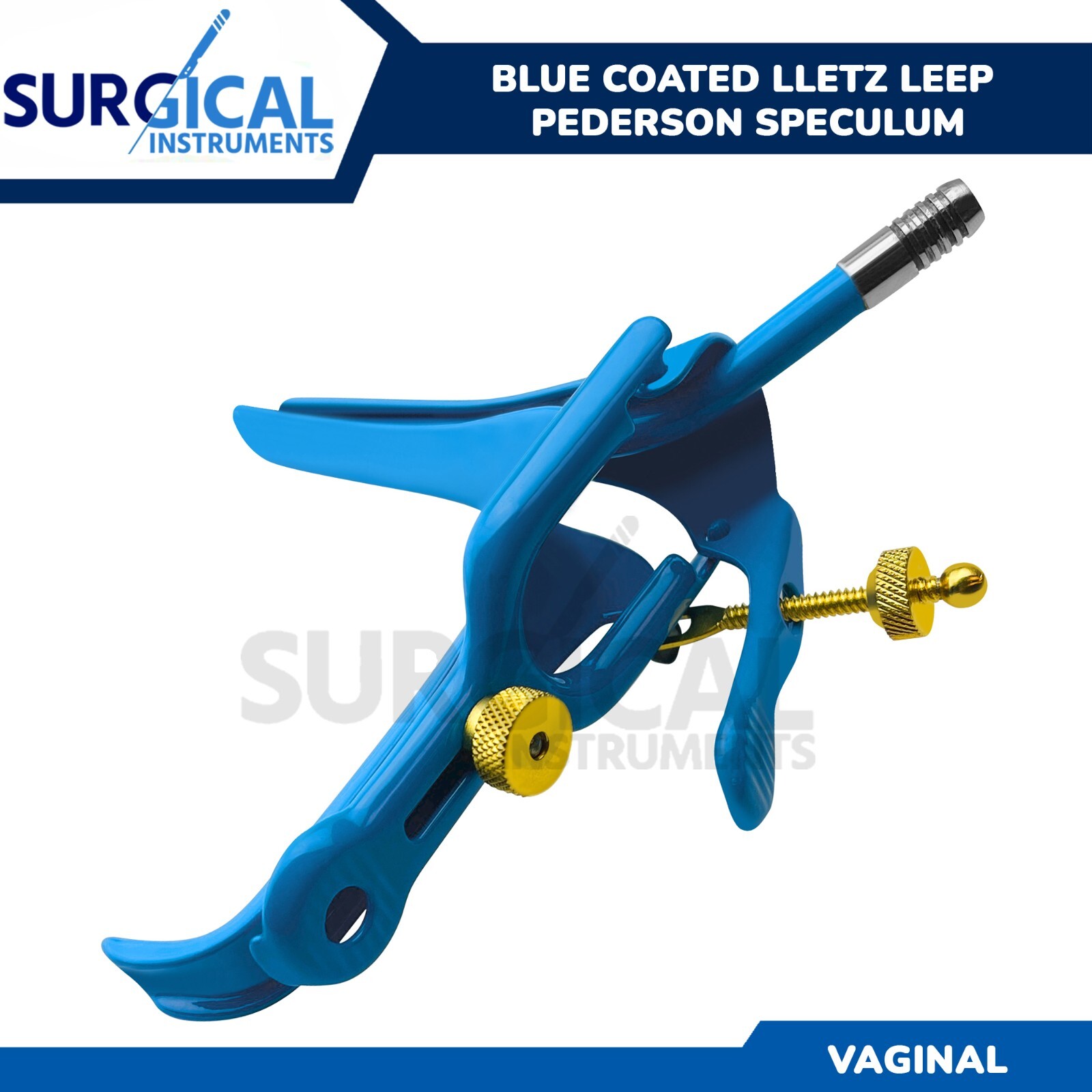 Blue Coated LLETZ LEEP Pederson Vaginal Speculum Large Gynecology German Grade