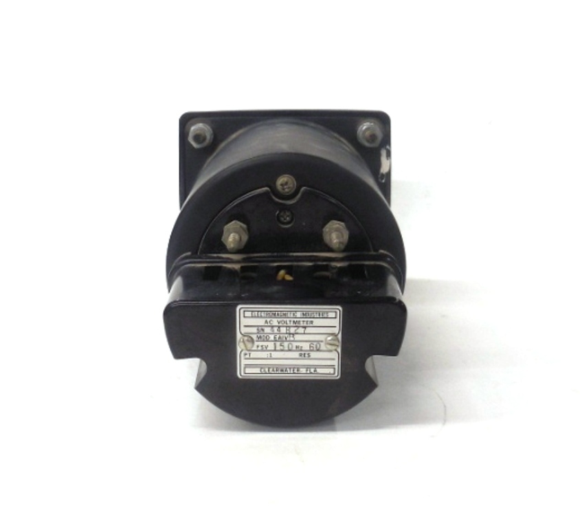 SQUARE D/ELCTROMAGNETIC IND. INC AC VOLTMETER EAIVB, 60 Hz, RANGE 0-600, FSV 150