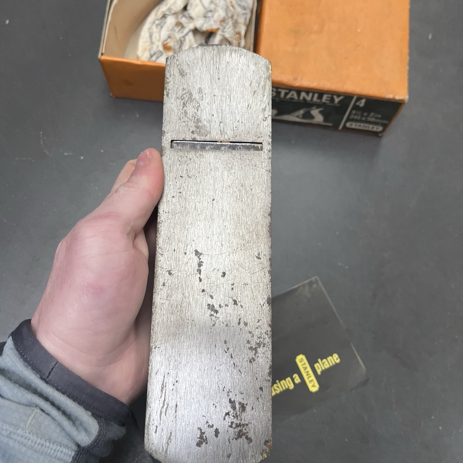 Stanley No4 Vintage Hand Plane (Original box)