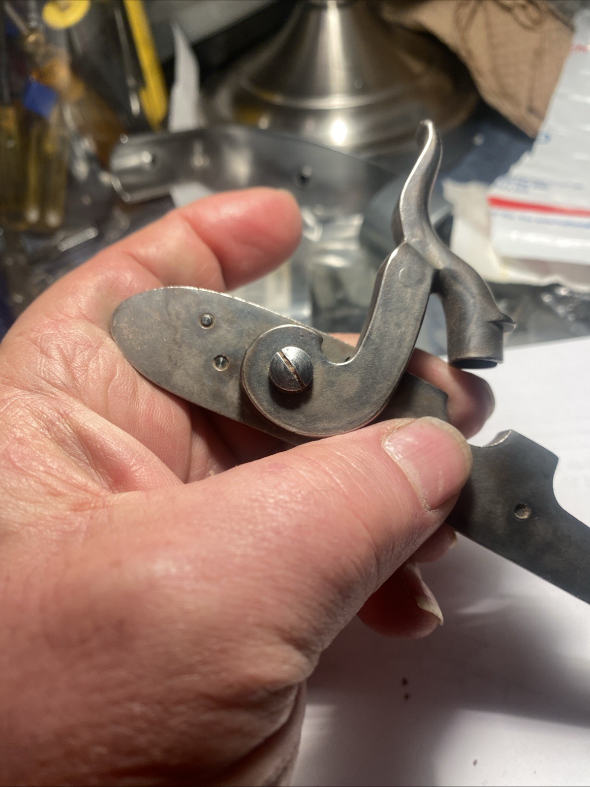 CVA Lock W Screw & Bushing For Bobcat, Frontier And Plainsman Muzzleloader.