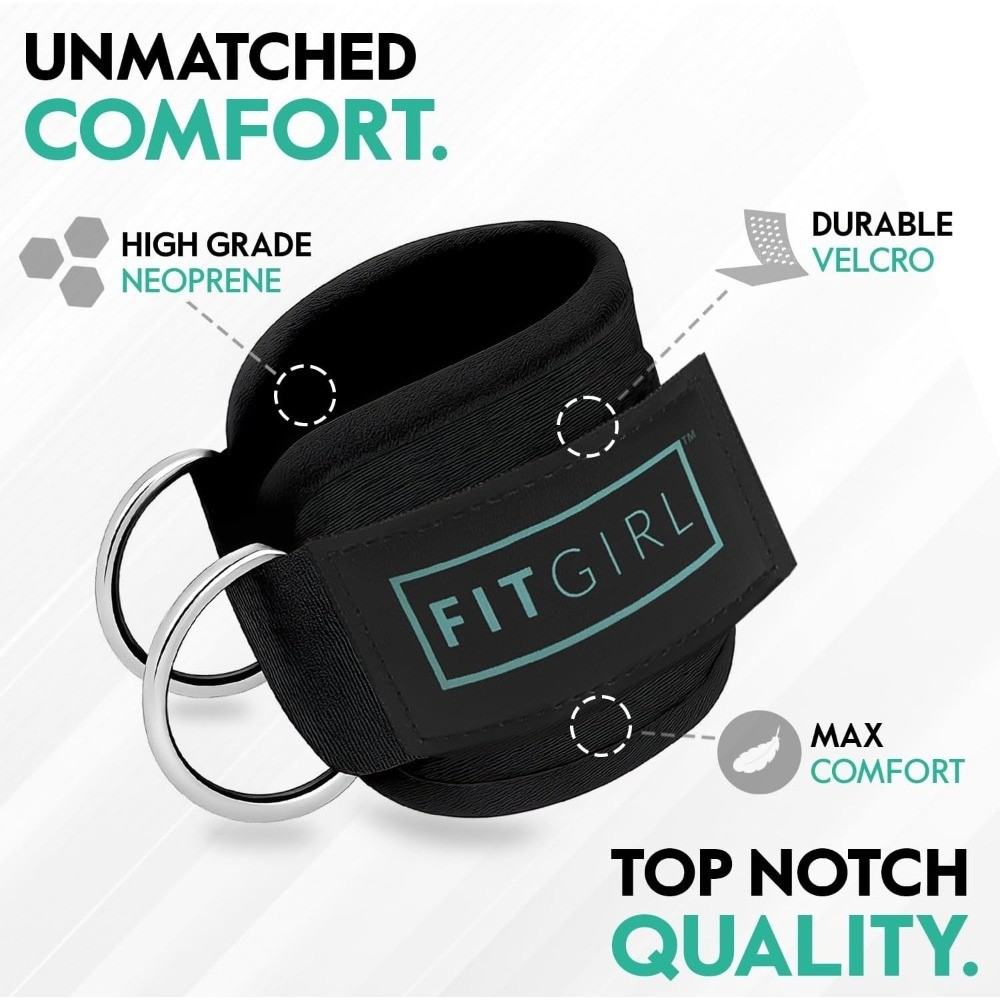 Ankle Strap for Cable Machine – Premium Padding and Comfort for Cable Exercise