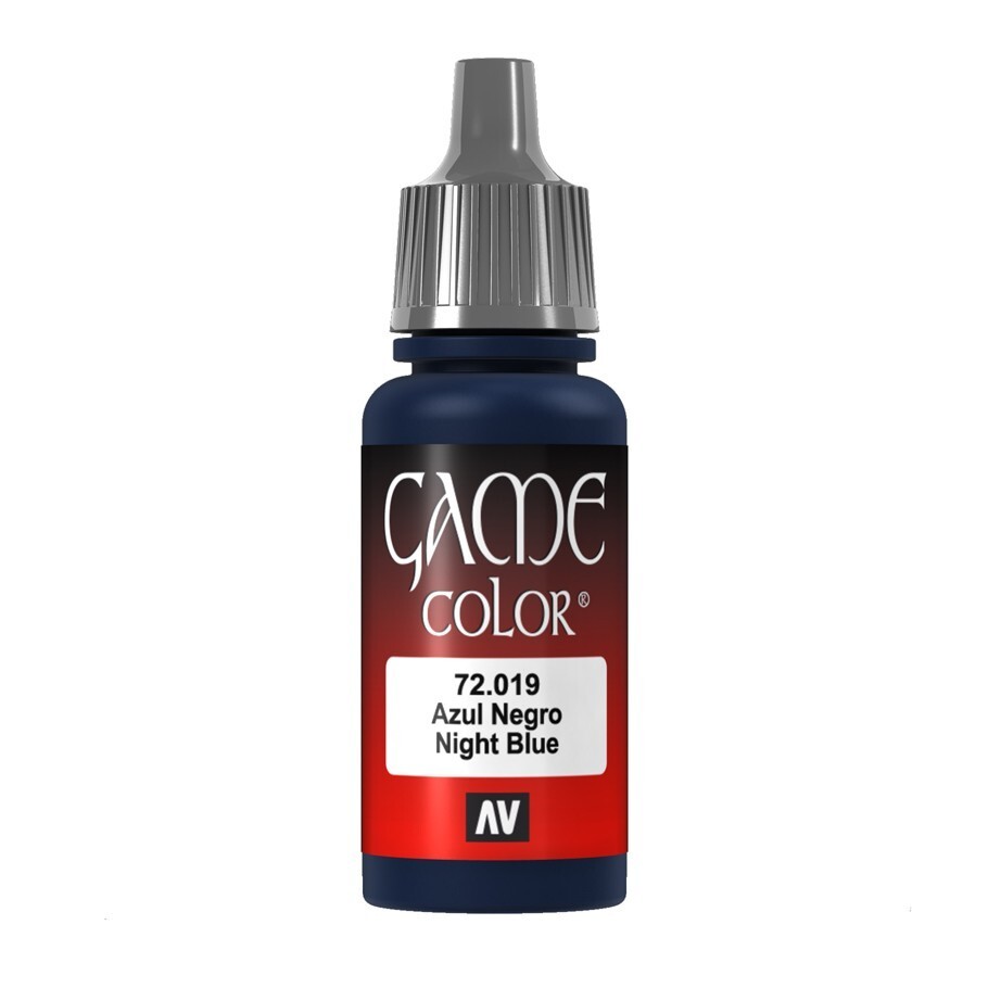 NIGHT BLUE Vallejo Game Color Paint 72.019 (17 ml/0.57 oz bottle)