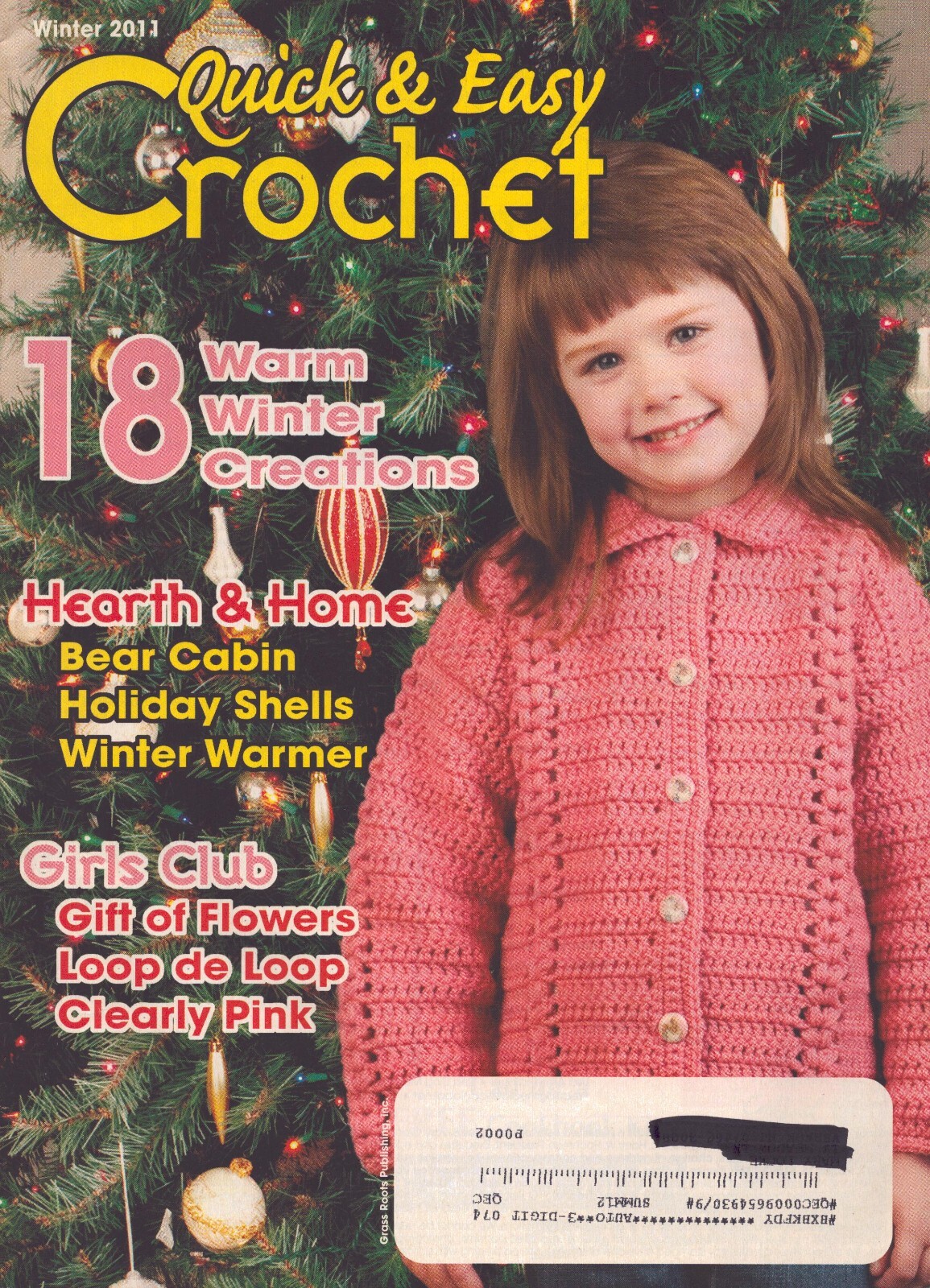 Quick & Easy Crochet Magazine 18 Pattern Projects Winter 2011