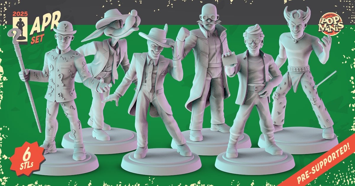 Jim Carrey's Greatest Hits - POP MINIS 28mm 32mm Scale Miniatures