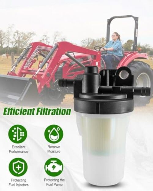 31A6200300 Fuel Filter Assembly Fit for Mahindra Tractor Gear HST 1526 1626
