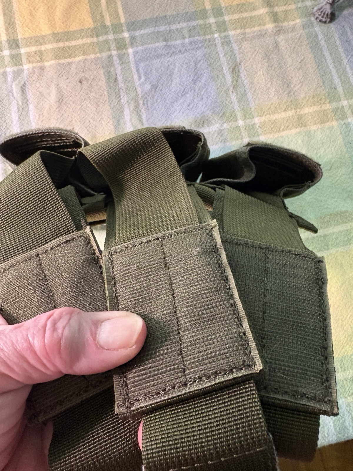 Molle 3 Cell Mag Pouch, OD, Unused