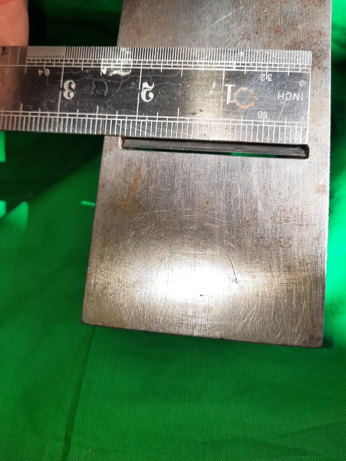9" Infill smoothing plane with T. Ibbotson iron.