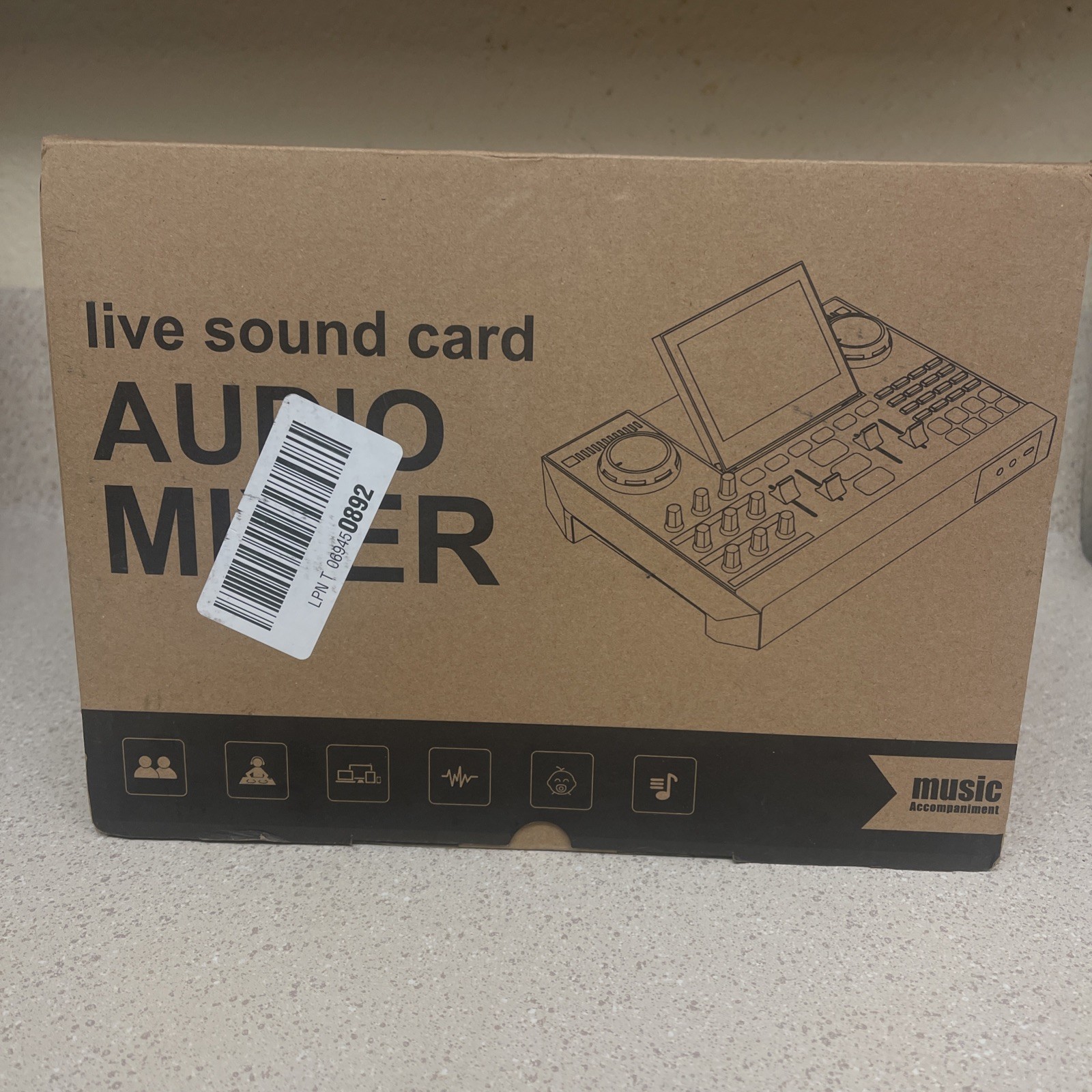 Podcast Bundle with Live Sound Card Audio Mixer, Podcast Equipment Bu