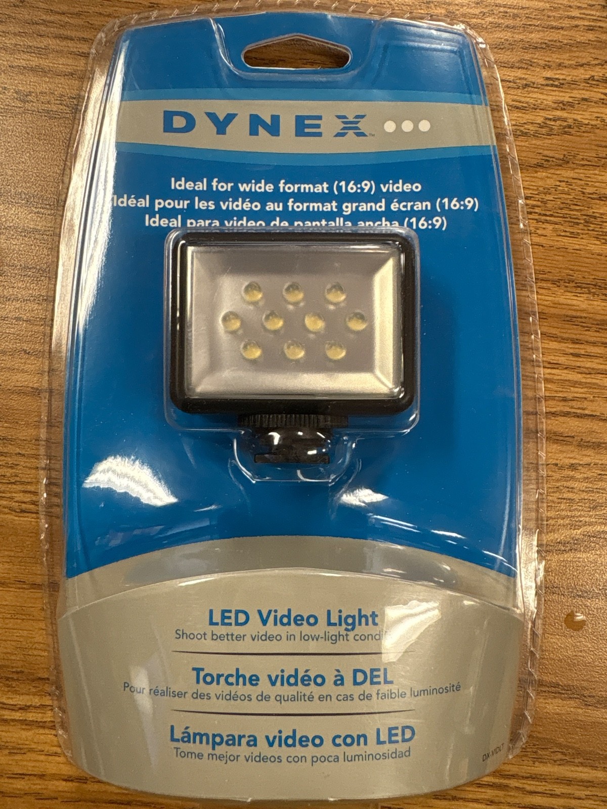 NEW Dynex LED Video Light for Most Cameras and Camcorders Multi