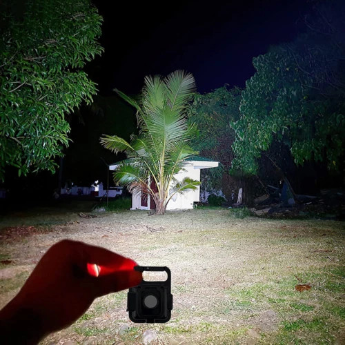 800 Lumens Mini COB Flashlights Bright Rechargeable Keychain Small Flashlight