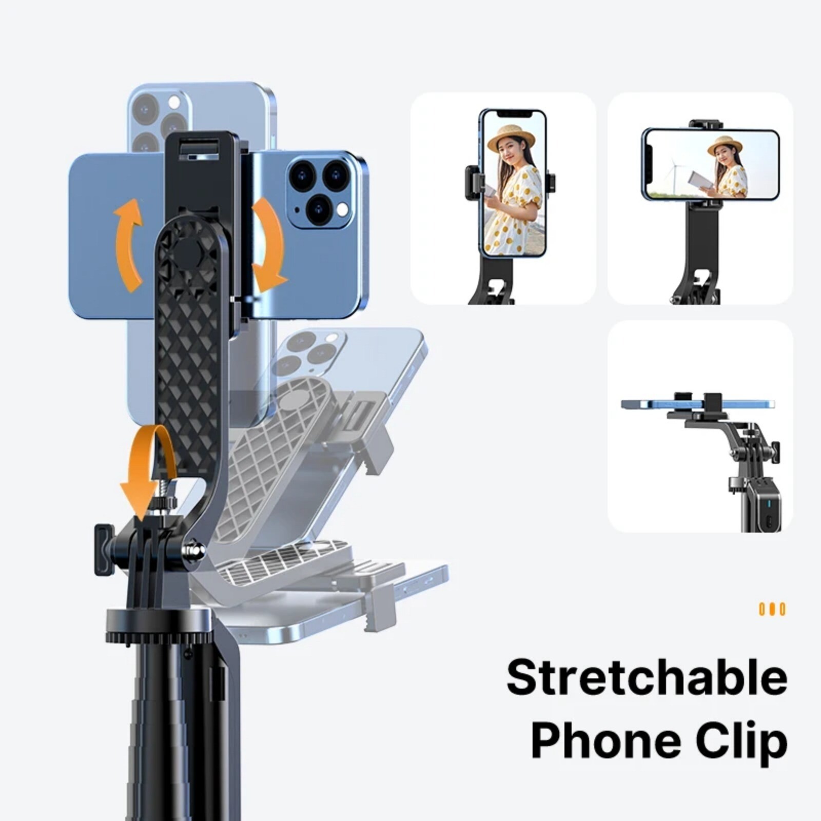 Ulanzi MA09 Bluetooth Remote Control Selfie Stick Tripod for Camera Phone