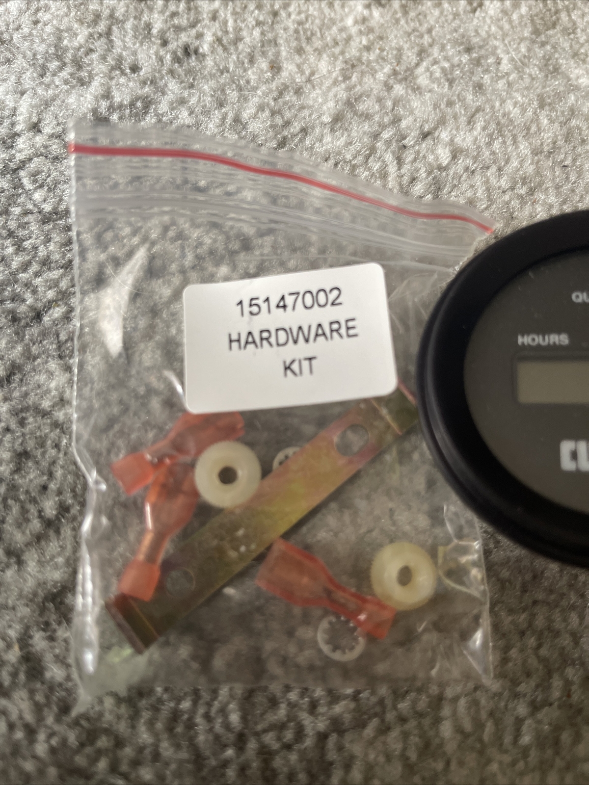 Universal Forklift Digital Hour Meter Cluster with Installation Bracket