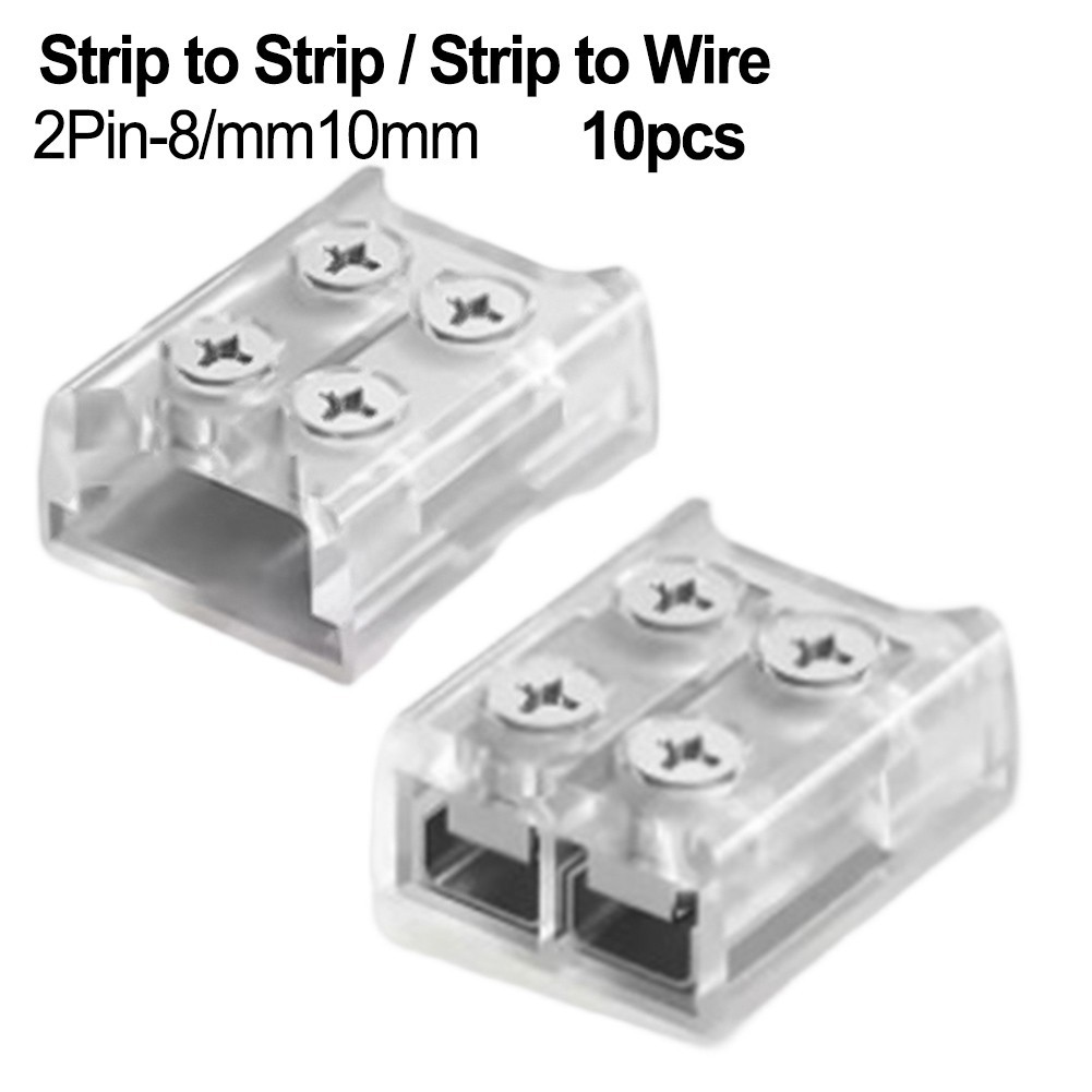 Quick and Easy Setup with Pack of Ten LED Strip Connectors Available Now