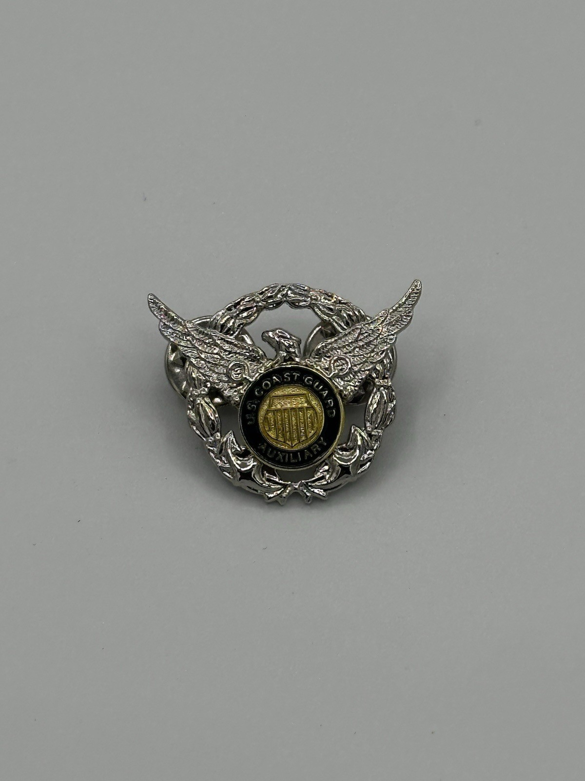 Garrison Cap Insignia US Coast Guard Auxiliary - Life New